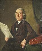 Portret van Jacob de Vos Sr. (1736-1833), kunstverzamelaar te Amsterdam